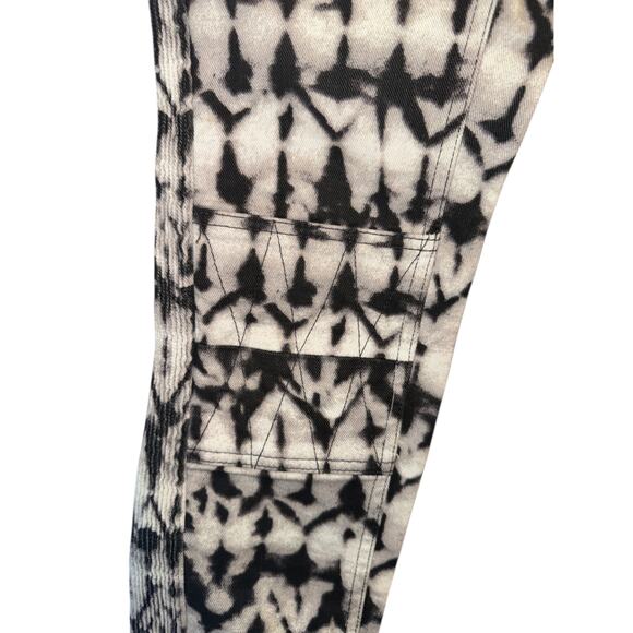 Isabel Marant pour H&M Tie Dye Moto Skinny Jeans – Size 6 Low-Rise Stretch Denim - Picture 8 of 11